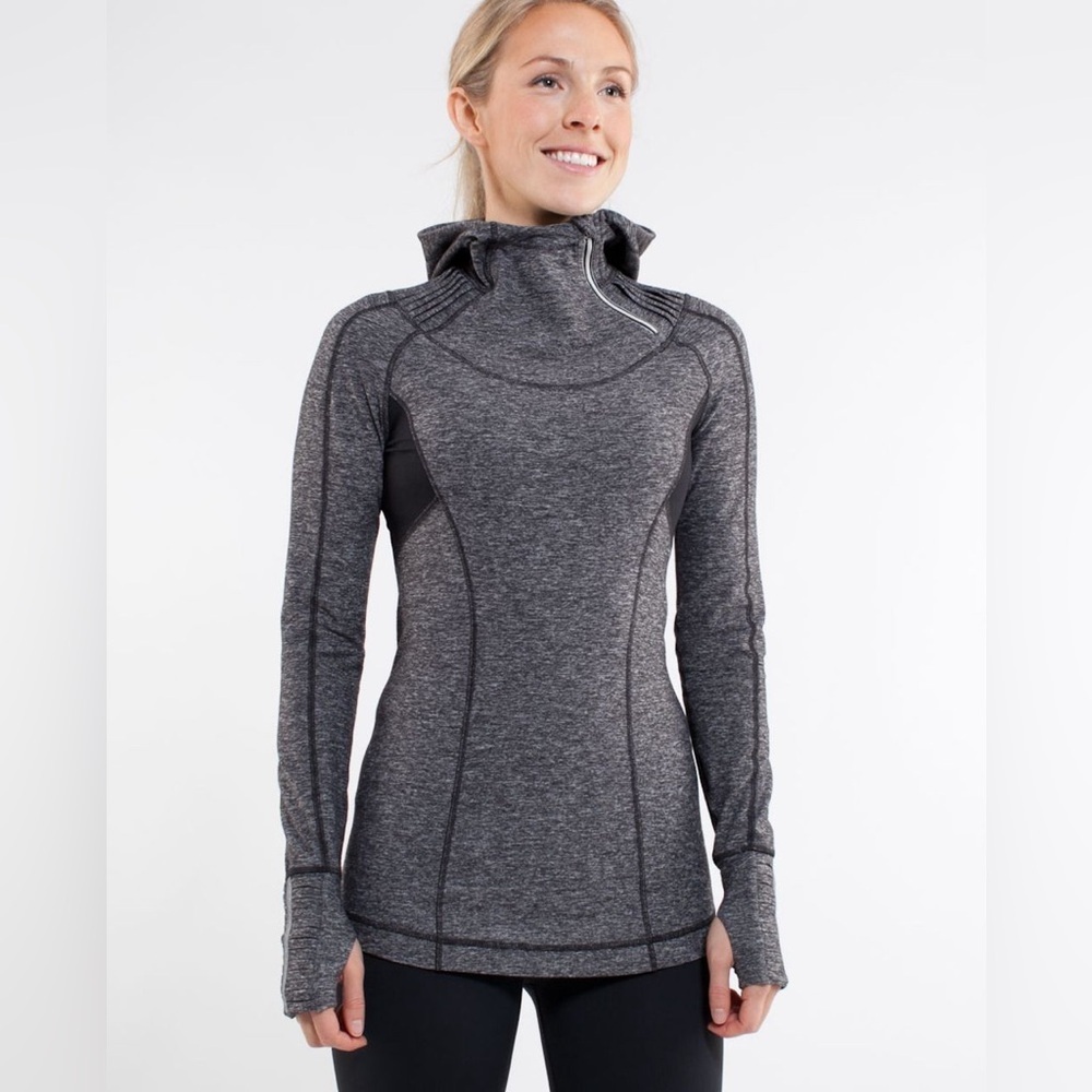 Lululemon Run: Back On Track Pullover
Heathered Black